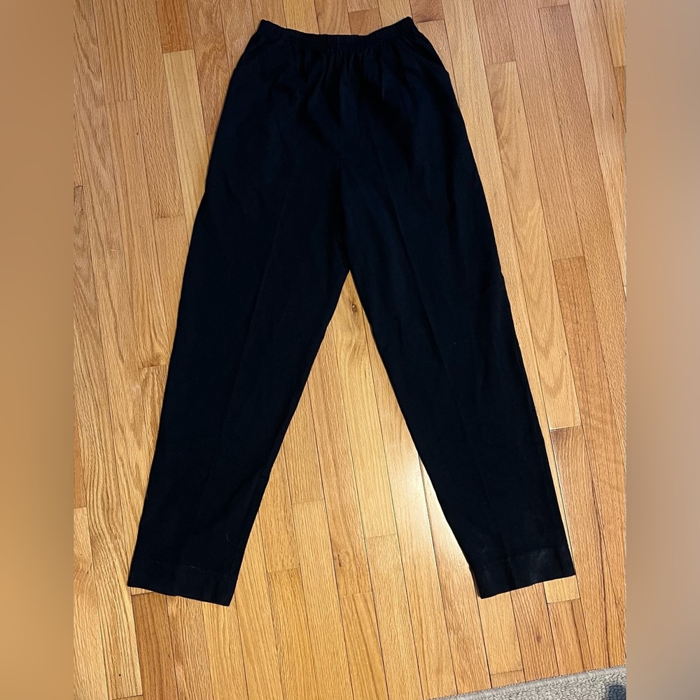 NWT Vintage Deadstock Fresh Produce Black Straight Leg Pants High Rise